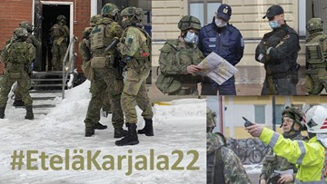 Artikkelin Etelä-Karjala 22 -paikallispuolustusharjoitus kouluttaa yhteistoimintaan pääkuva