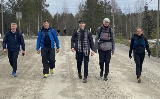 Artikkelin Etelä-Karjalan Sotilasmarssi keräsi satakunta osallistujaa pääkuva